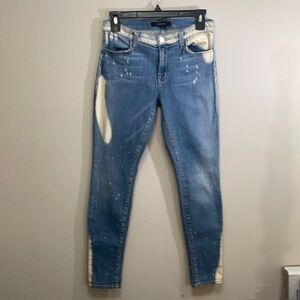 J Brand Splatter Acid Super Skinny Jeans. Size 27.